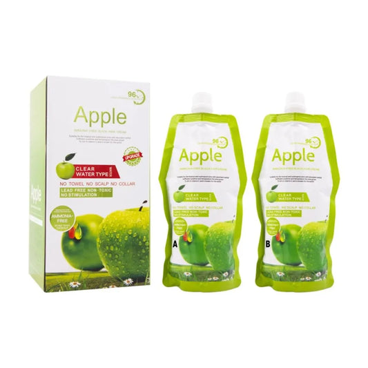Apple Ammonia-Free Black Hair Cream 500ml (Pack of 2) Fast-Coloring, Gentle Hair Dye Solution